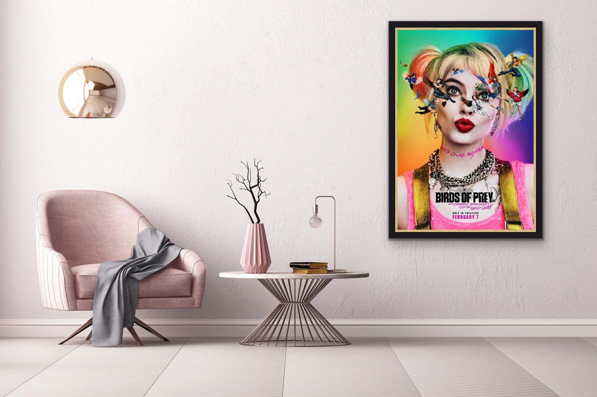 An original movie poster for the DC film Birds of Prey (and the Fantabulous Emancipation of One Harley Quinn)