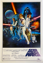 Load image into Gallery viewer, An original Style C movie poster for the film Star Wars / Episode 4 / IV / A New Hope / 1977