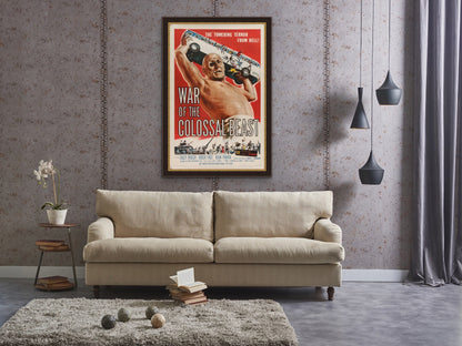 An original movie poster for War of the Colossal Beast by Albert Kallis