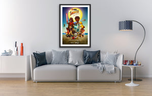 An original poster for the film LEGO Star Wars Summer Vacation