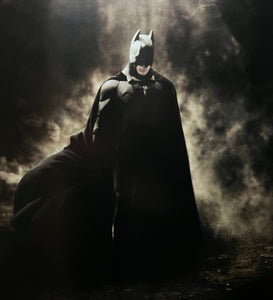 An original UK quad movie poster for the Christopher Nolan film Batman Begins