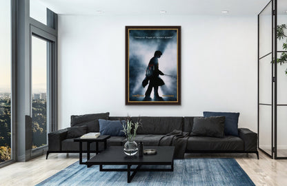 An original movie poster for the film Harry Potter and the Goblet of Fire