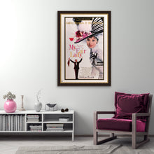 Load image into Gallery viewer, An original movie poster for the film My Fair Lady starring Audrey Hepburn