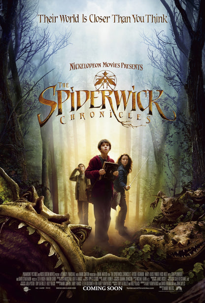 An original movie poster for the film The Spiderwick Chronicles