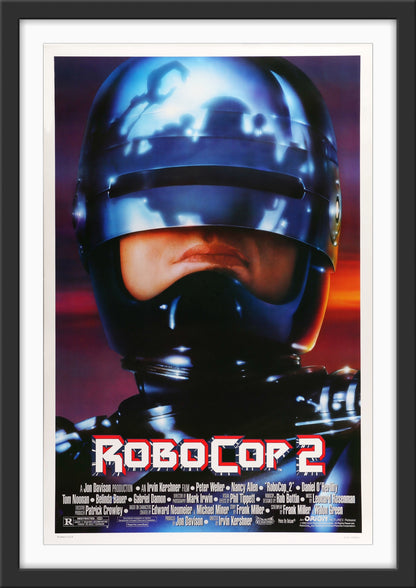 An original movie poster for the film Robocop 2