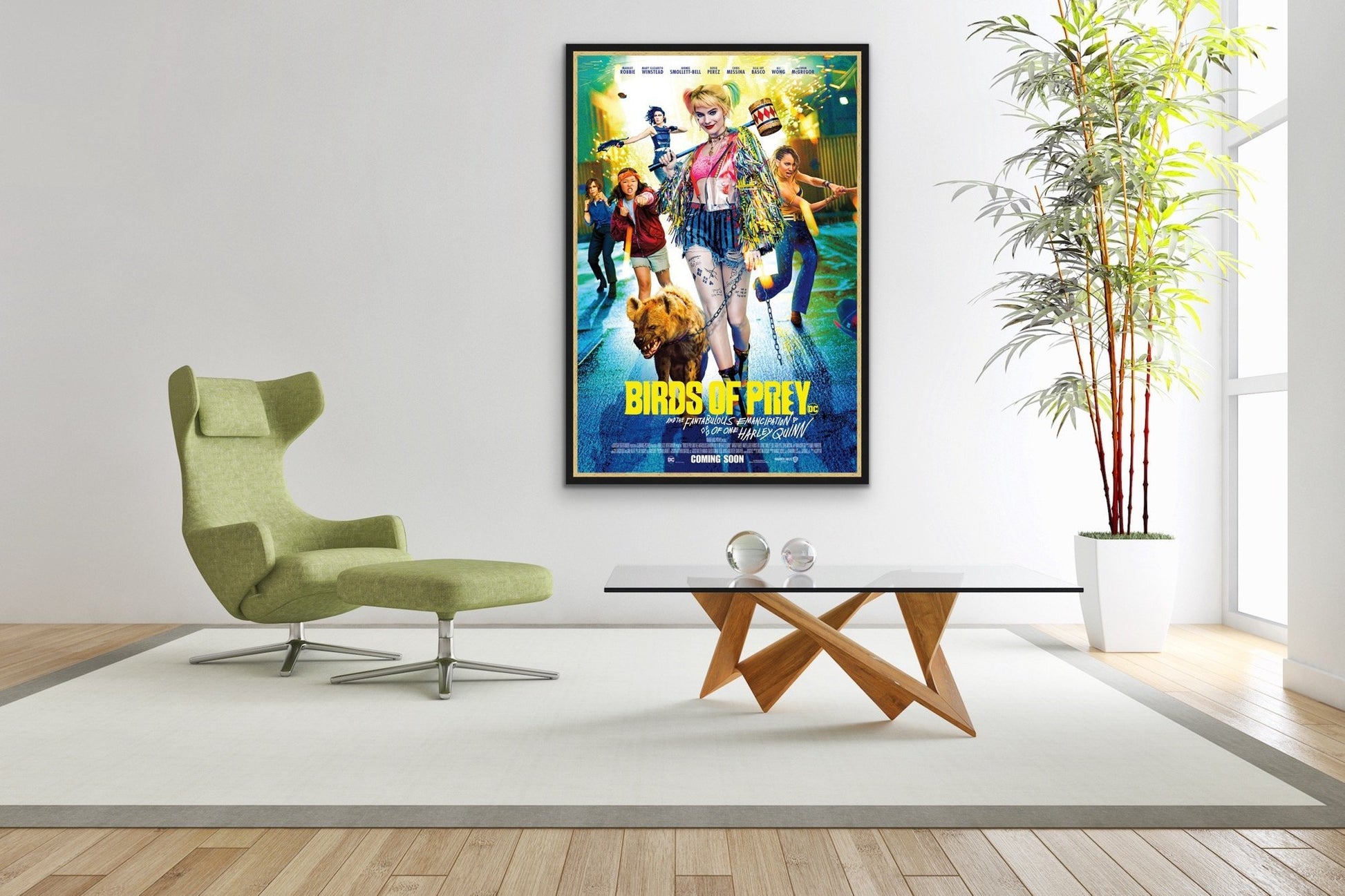 An original movie poster for the DC film Birds of Prey (and the Fantabulous Emancipation of One Harley Quinn)