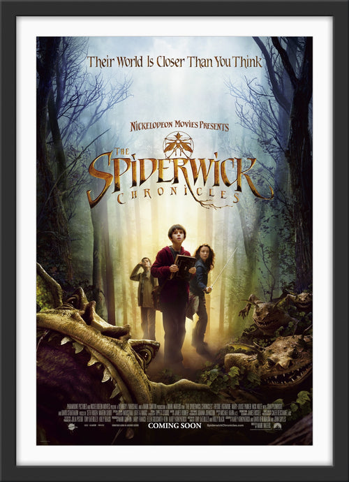 An original movie poster for the film The Spiderwick Chronicles