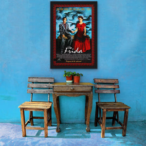 An original movie poster for the film Frida