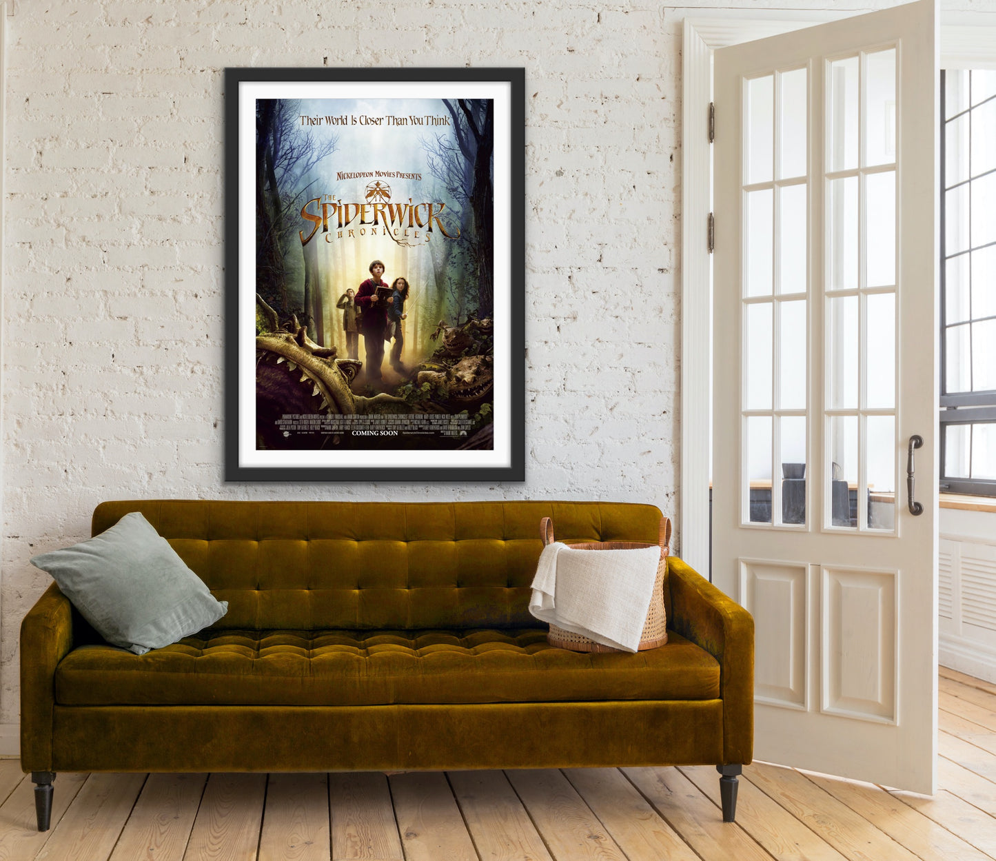 An original movie poster for the film The Spiderwick Chronicles