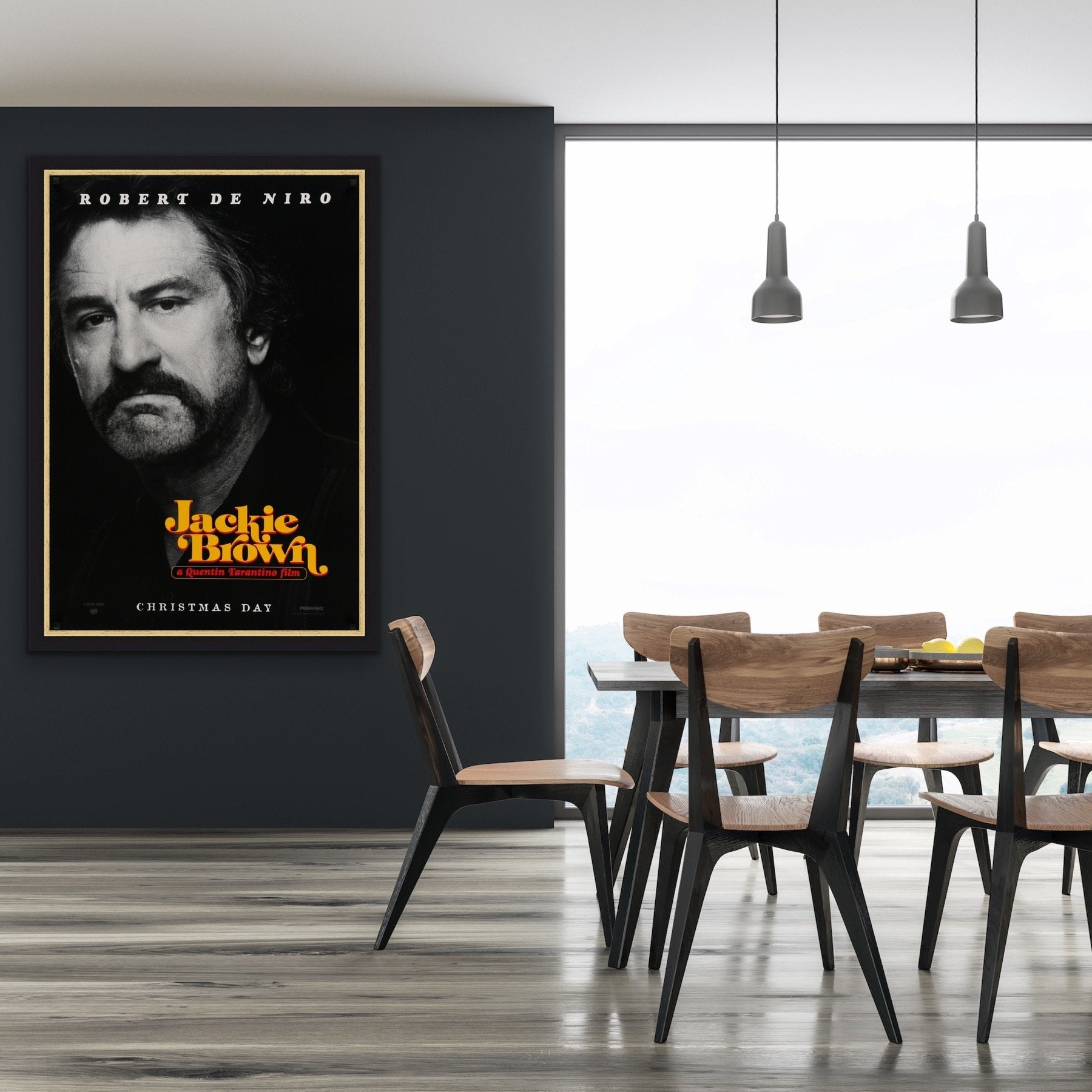 An original movie poster for the Quentin Tarantino film Jackie Brown