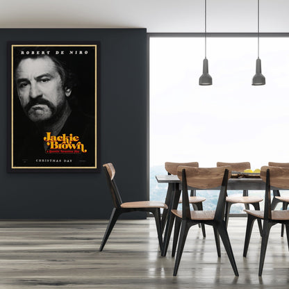 An original movie poster for the Quentin Tarantino film Jackie Brown