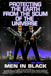 An original movie poster for the film Men In Black