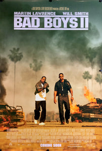 An original movie poster for the film Bad Boys 2