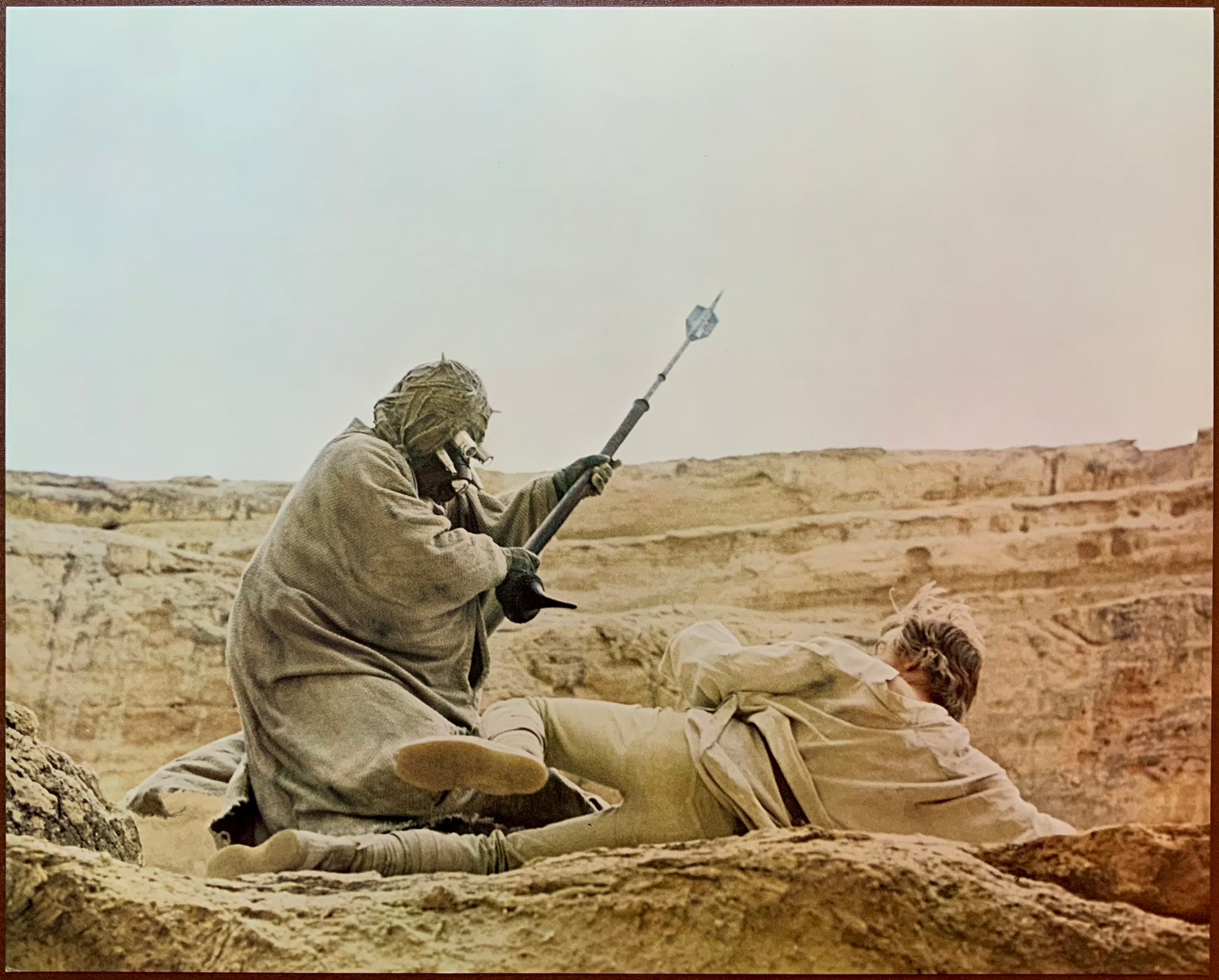 An original oversized movie still for the film Star Wars aka Episode IV A New Hope