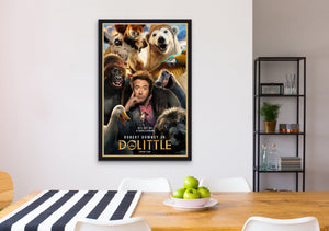 An original movie poster for the film Dolittle starring Robert Downey Junior