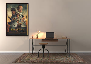 An original movie poster for the Matthew Vaughn film "The King's Man"