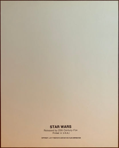 An original oversized movie still / lobby card for the film Star Wars aka Episode IV A New Hope