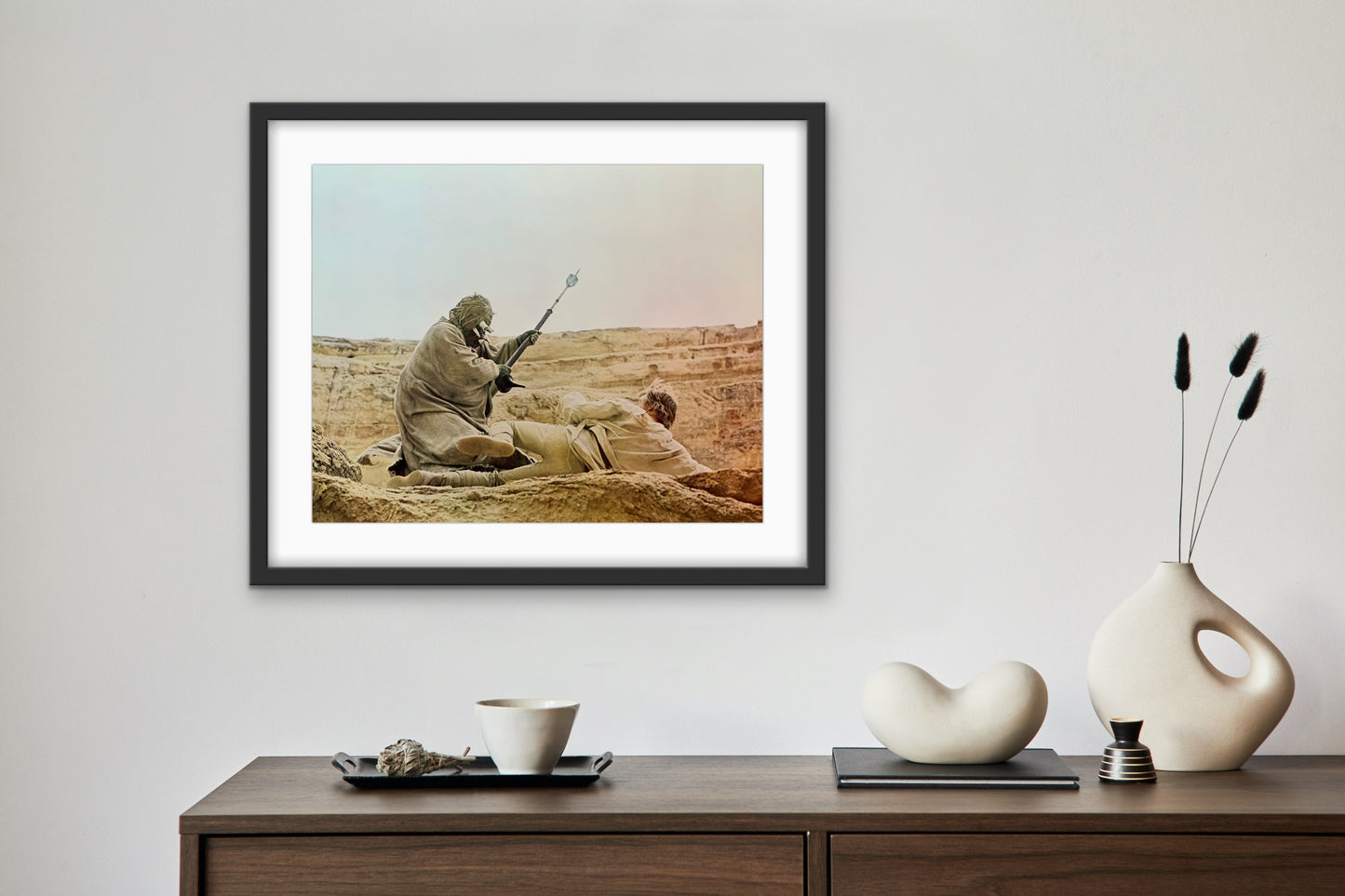 An original oversized movie still for the film Star Wars aka Episode IV A New Hope