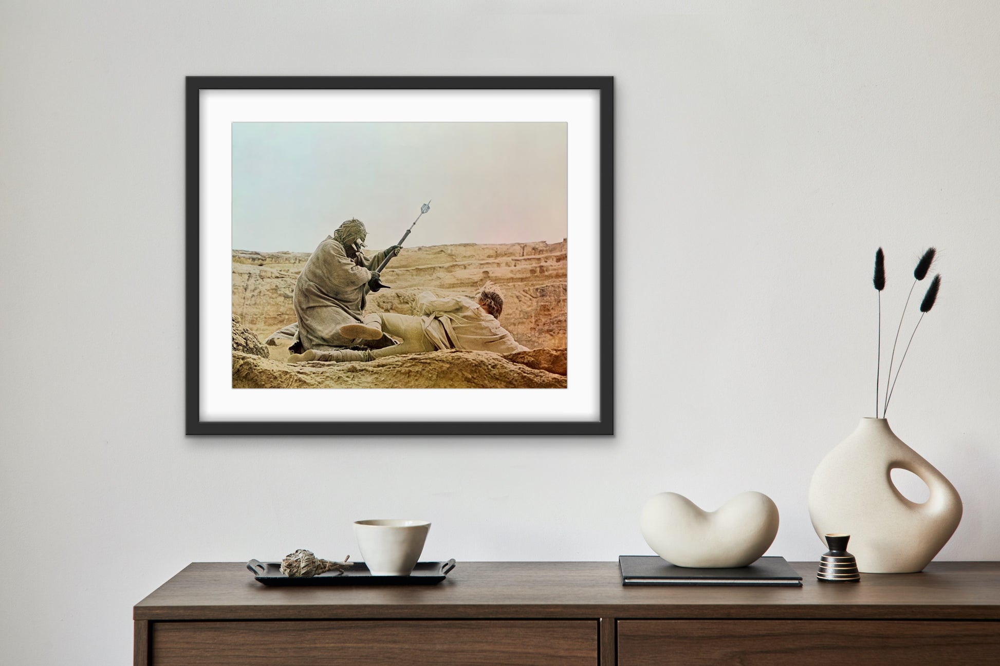 An original oversized movie still for the film Star Wars aka Episode IV A New Hope