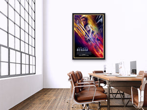 An original movie poster for the film Star Trek Beyond