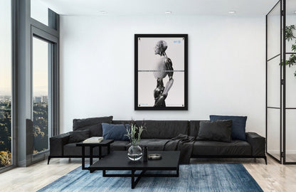 An original movie poster for the film I, Robot based on a story by Isaac Asimov