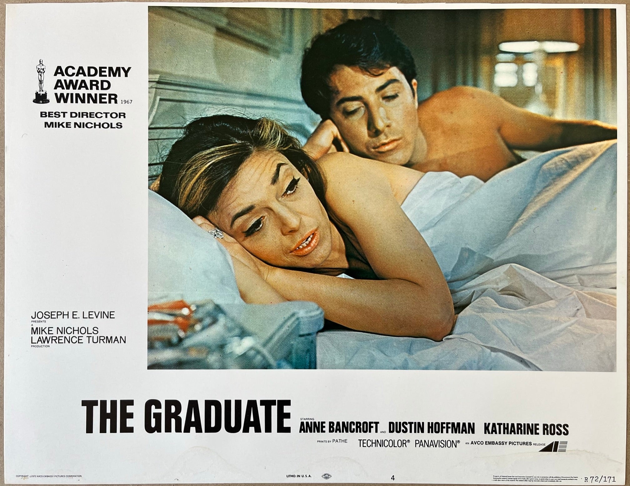 The Graduate Movie Poster The Graduate Year : 1967 USA Dustin Hoffman