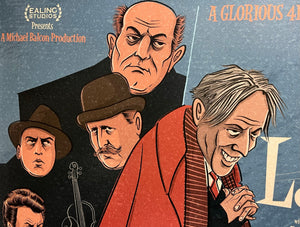 An original movie poster for the Ealing comedy The Ladykillers