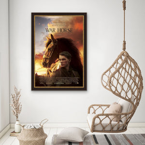 An original movie poster for the film War Horse