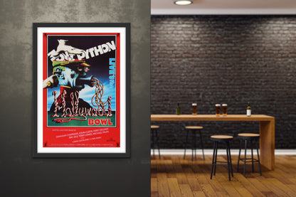 An original one sheet movie poster for the film Monty Python Live at the Hollywood Bowl