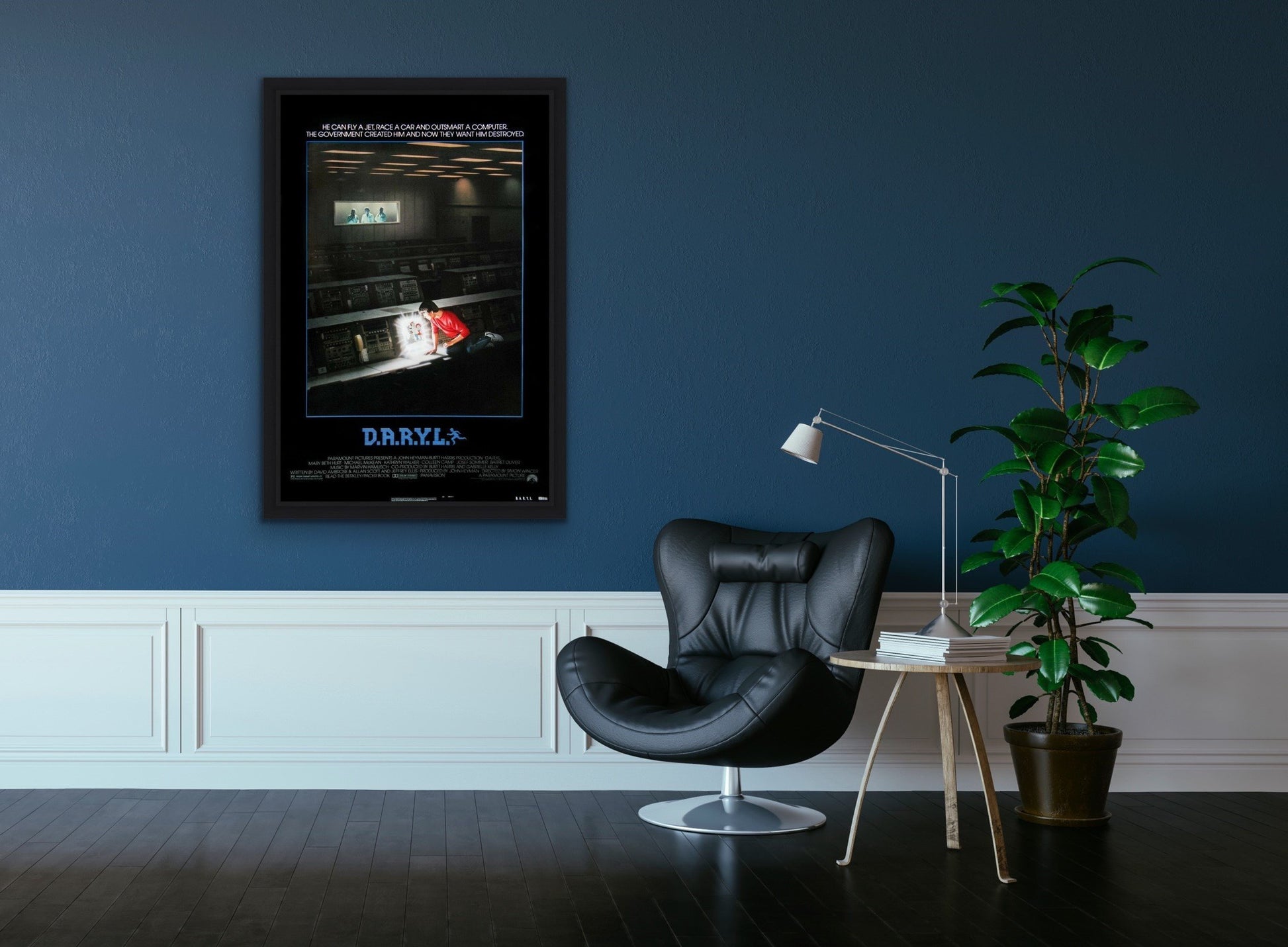 An original movie poster for the film DARYL / D.A.R.Y.L.