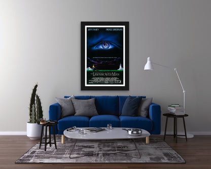 An original movie poster for the film The Lawnmover Man