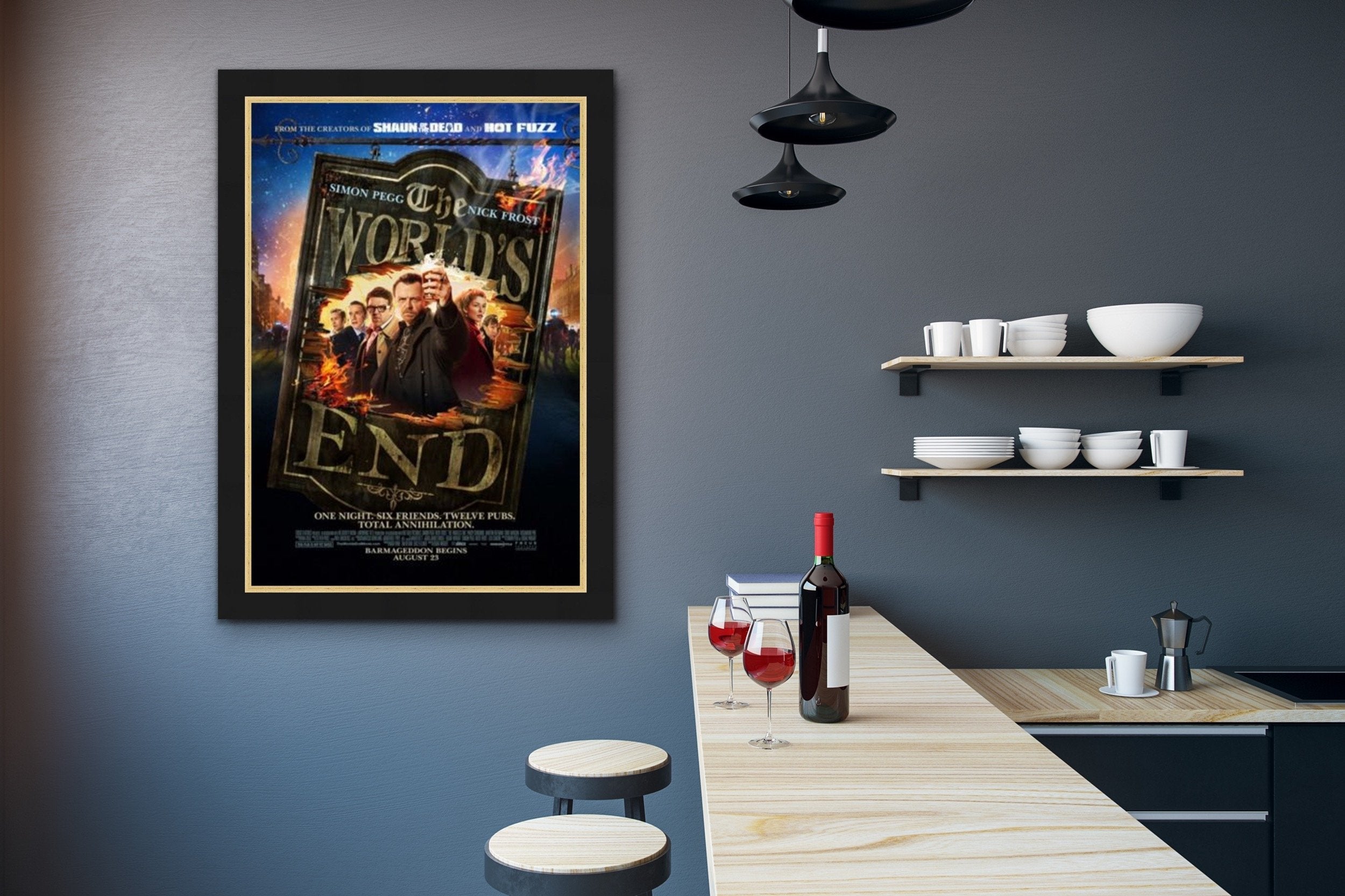 The World's End - 2013 - Original Movie Poster – Art of the Movies