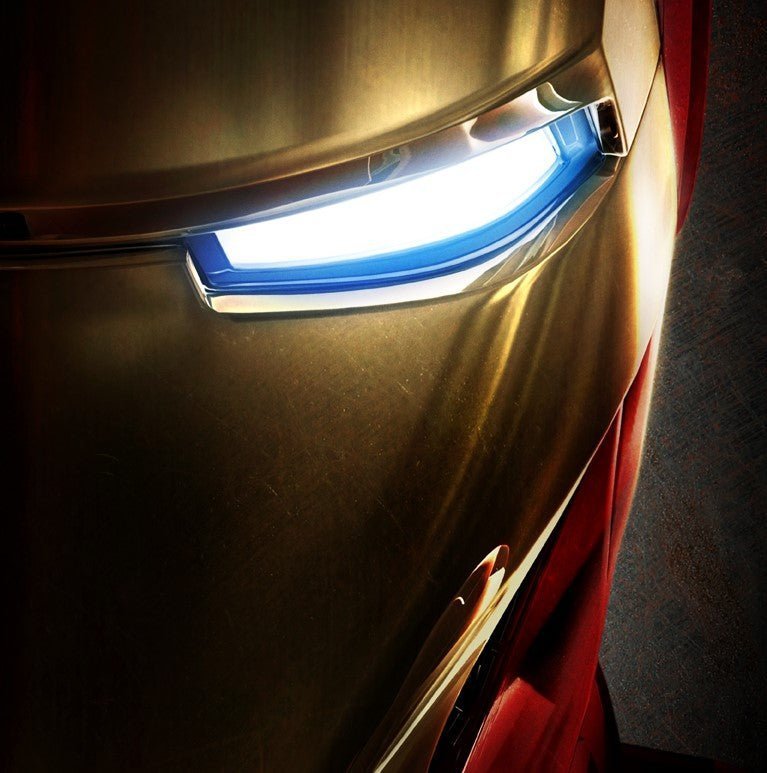 An original teaser one sheet movie poster for the Marvel MCU film Iron Man