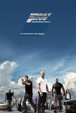 Load image into Gallery viewer, An original movie poster for the film Fast and Furious film Fast Five