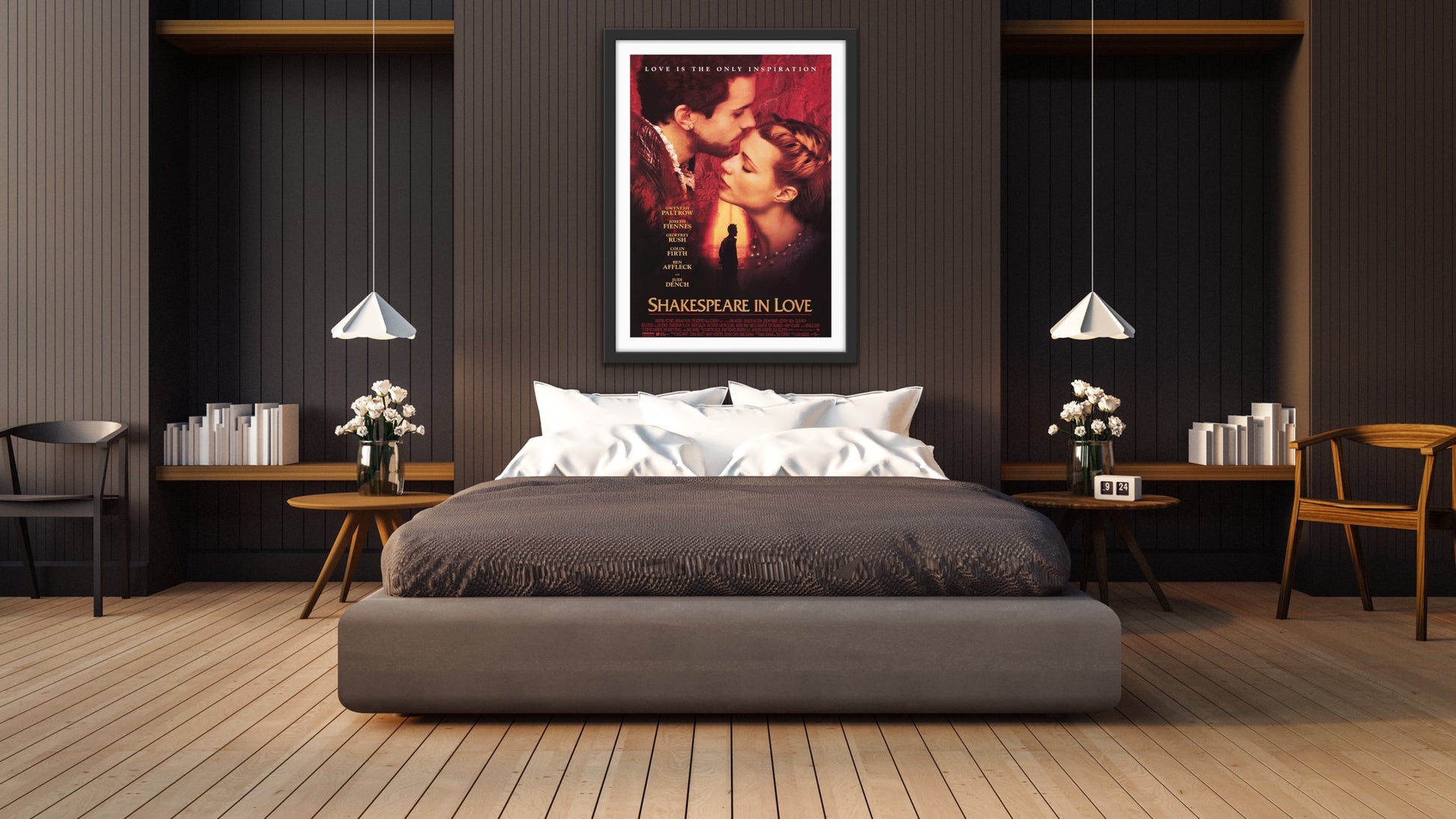 An original movie poster for the film Shakespeare In Love