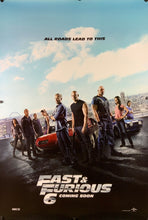 Load image into Gallery viewer, An original movie poster for the film Fast and Furious 6