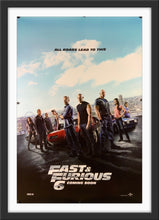 Load image into Gallery viewer, An original movie poster for the film Fast and Furious 6