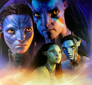 An original movie poster for the James Cameron film Avatar The Way of Water / Avatar 2