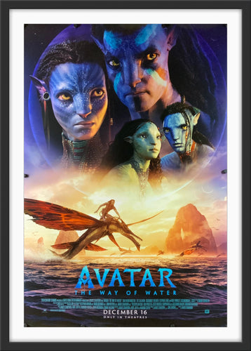 An original movie poster for the James Cameron film Avatar The Way of Water / Avatar 2