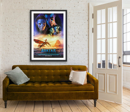 An original movie poster for the James Cameron film Avatar The Way of Water / Avatar 2