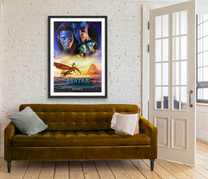An original movie poster for the James Cameron film Avatar The Way of Water / Avatar 2