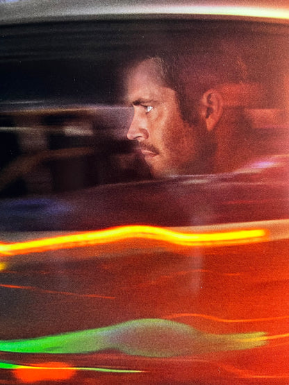 An original movie poster for the Fast and Furious film Fast 5