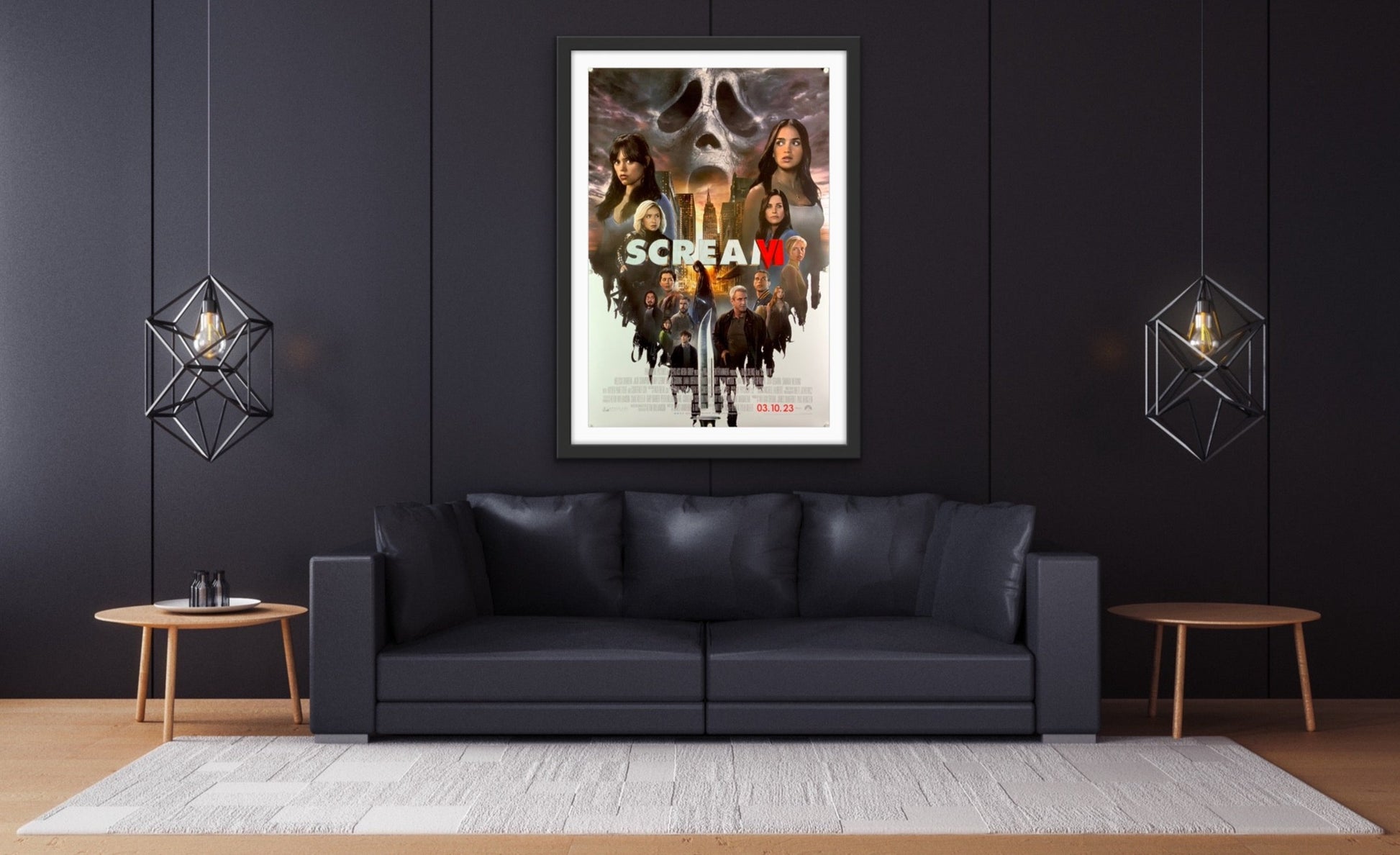 An original movie poster for the Horror film Scream VI