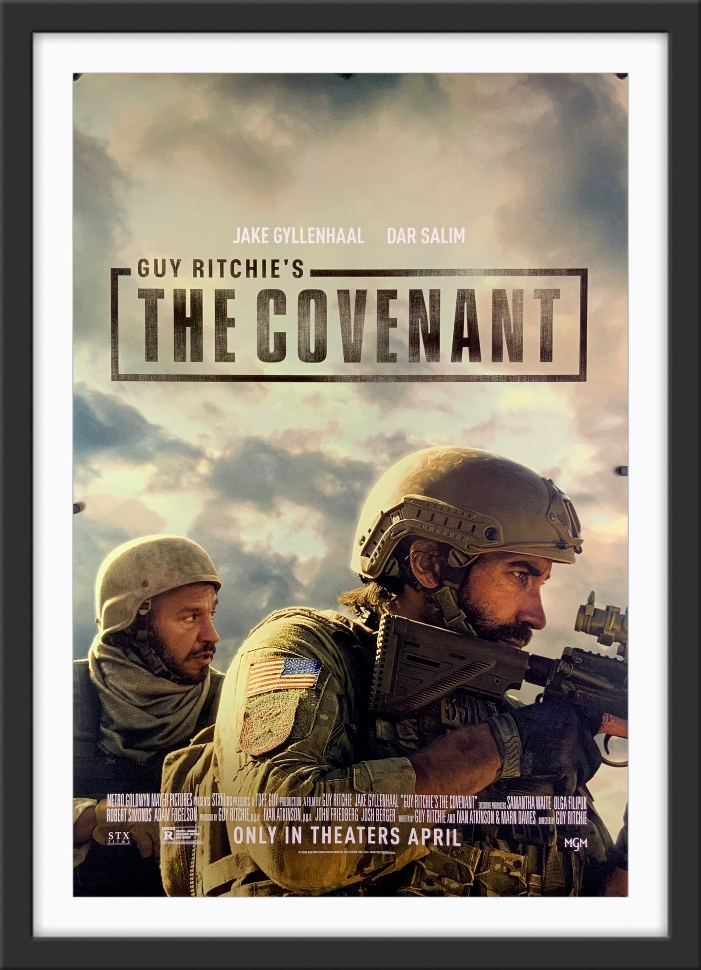 An original movie poster for the Guy Ritchie film The Covenant