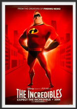 Load image into Gallery viewer, An original movie poster for the Disney / Pixar film The Incredibles