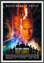 Load image into Gallery viewer, An original movie poster for the Star Trek film First Contact