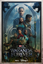 Load image into Gallery viewer, An original movie poster for the film Black Panther : Wakanda Forever