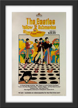 Load image into Gallery viewer, An original video store poster for the The Beatles&#39; film Yellow Submarine