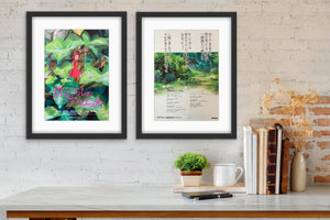 A pair of original Japanese chirashi / B5 movie posters for the Studio Ghibli film The Secret World of Arriety