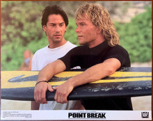 Load image into Gallery viewer, An original 11x14 lobby card for the film Point Break